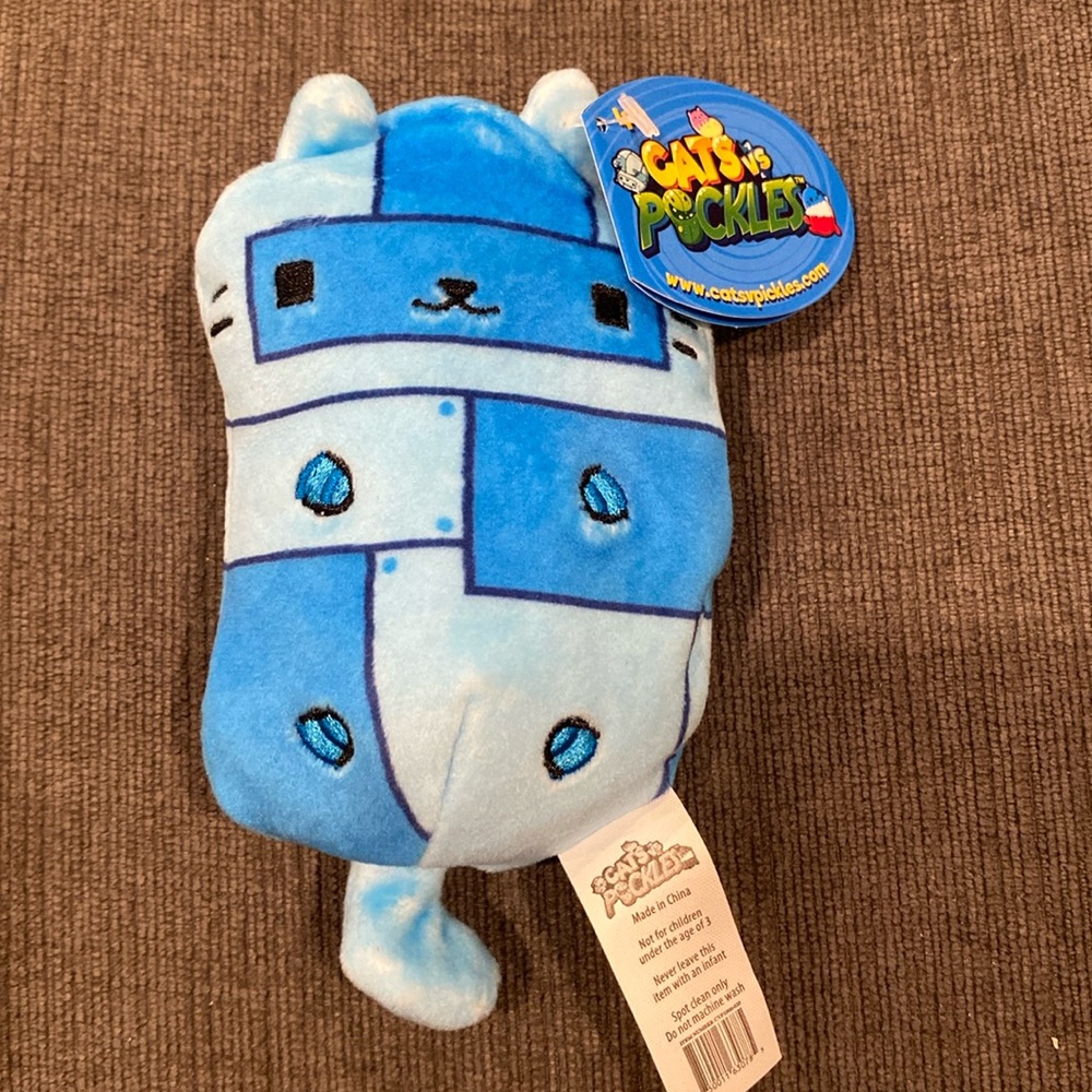 Cats Vs Pickles plush bean bag toy - Roboticat #029 - NWT! toys kids beanie baby